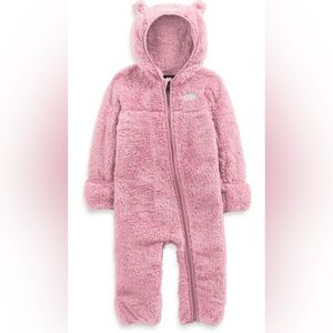 The North Face Cameo Pink Baby Bear One Piece Snowsuit